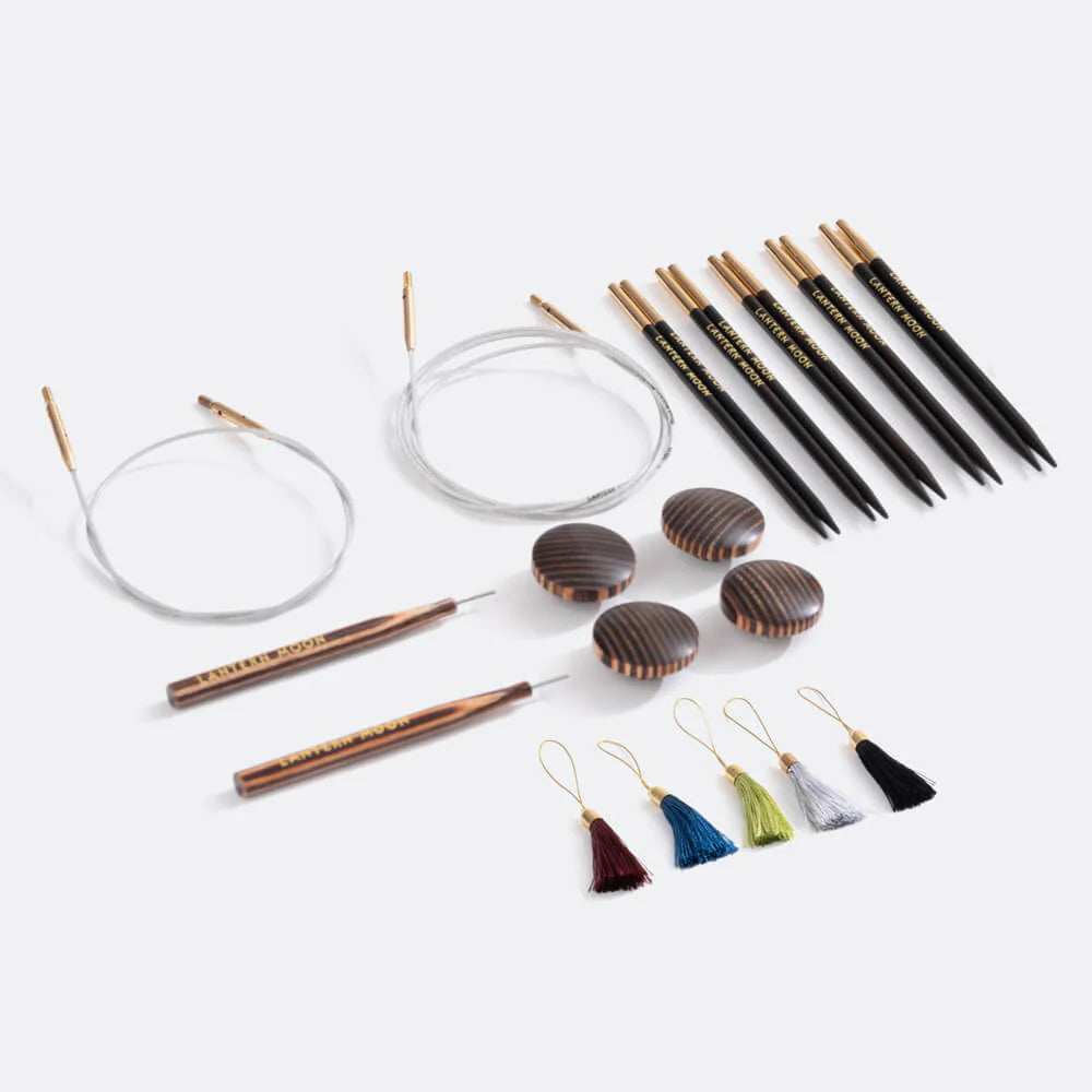 Lantern Moon Grace Ebony Interchangeable Needle Set 10cm (4")