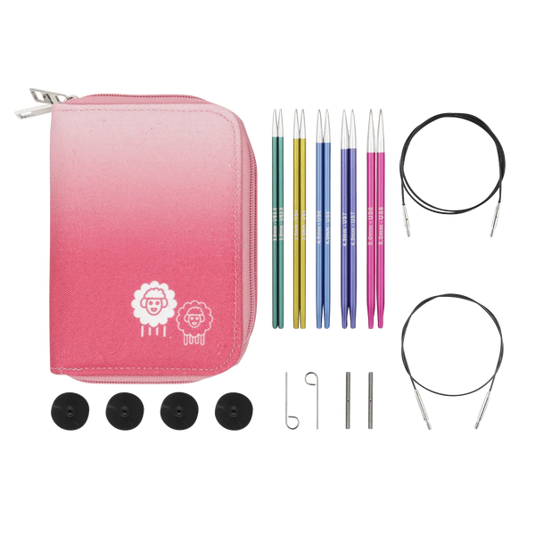 KnitPro Zing Interchangeable Knitting Needle Tips Starter Set 13cm (5") (Copy)